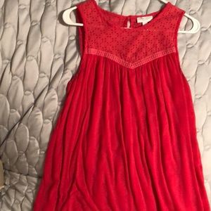 Liz Lange Maternity Medium Coral Sleeveless Top